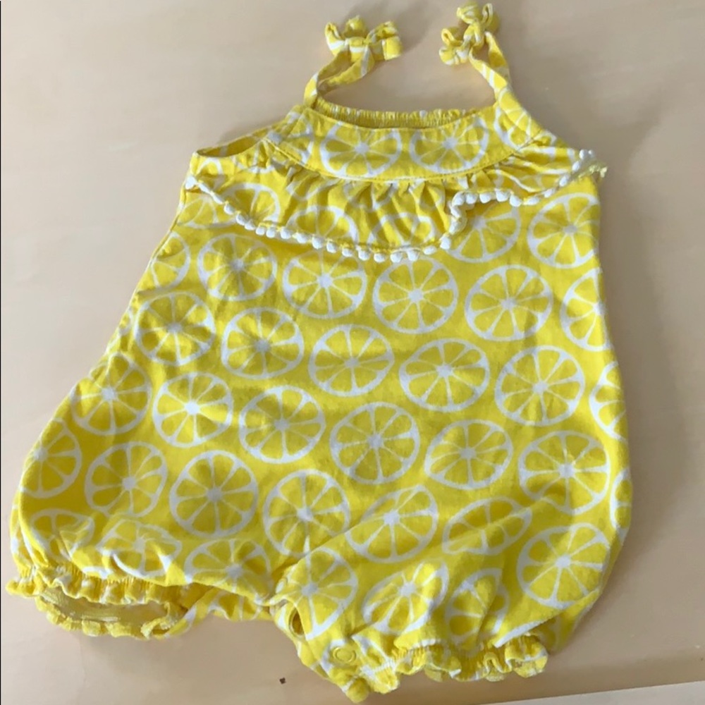 Lemon summer one piece outfit